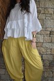 Sundaze Cheesecloth Bloomer Pant Soft Ochre
